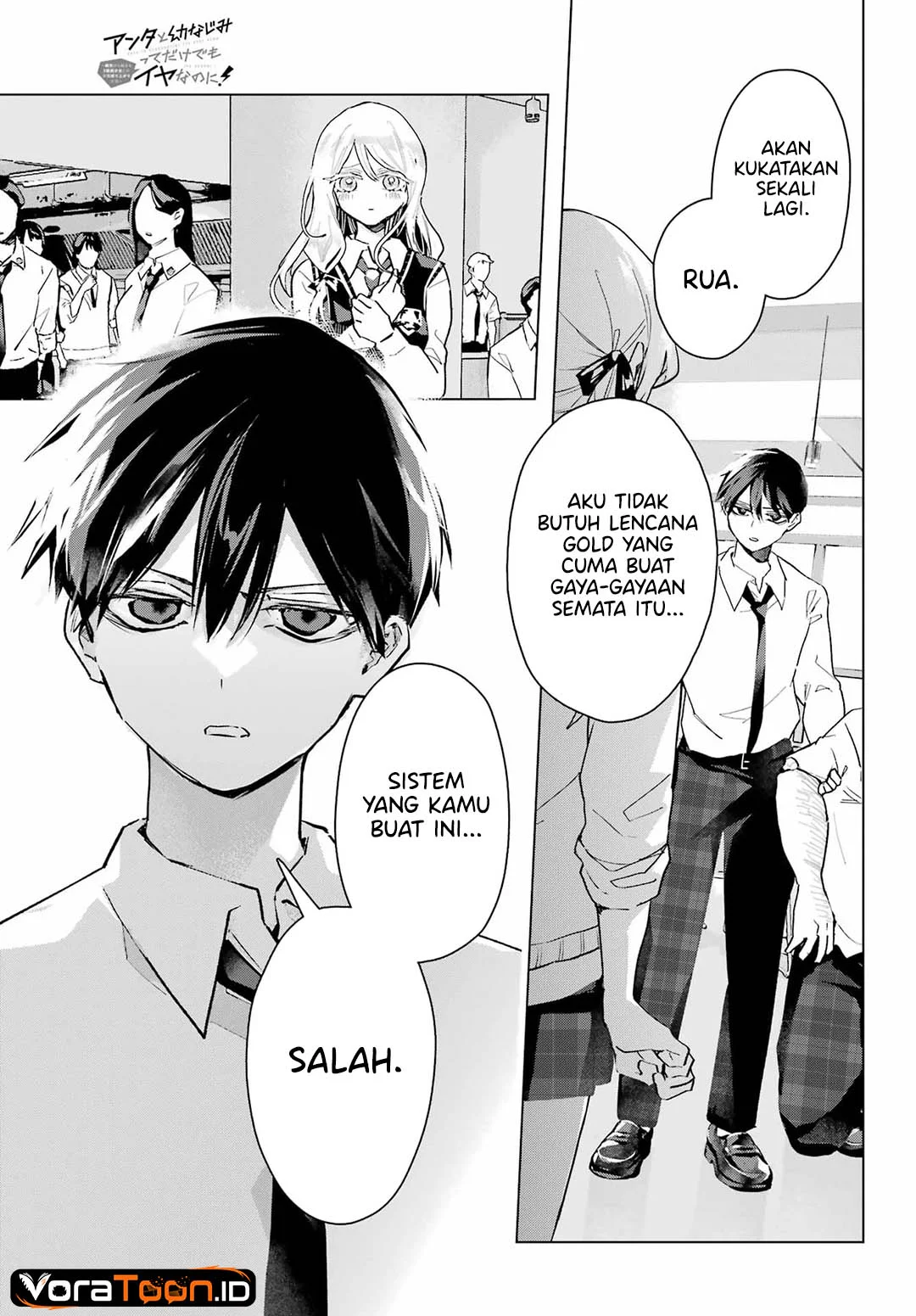 Anta to Osananajimitte dake demo Iyananoni! ~Zekkou kara Hajimaru S-kyuu Bishoujo to no Gakuen Nariagari Seikatsu~ Chapter 16 Gambar 30