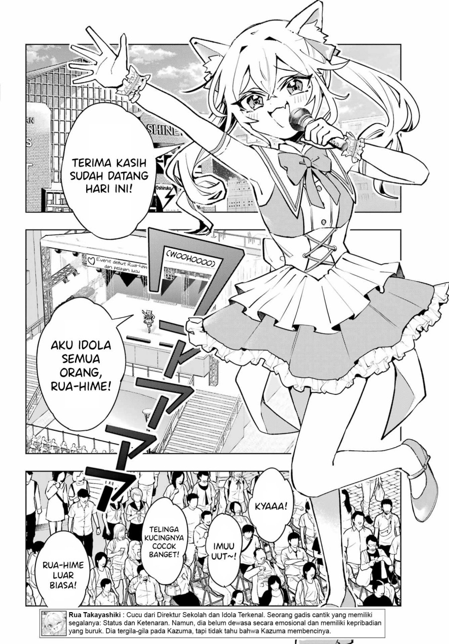 Anta to Osananajimitte dake demo Iyananoni! ~Zekkou kara Hajimaru S-kyuu Bishoujo to no Gakuen Nariagari Seikatsu~ Chapter 4 Gambar 3
