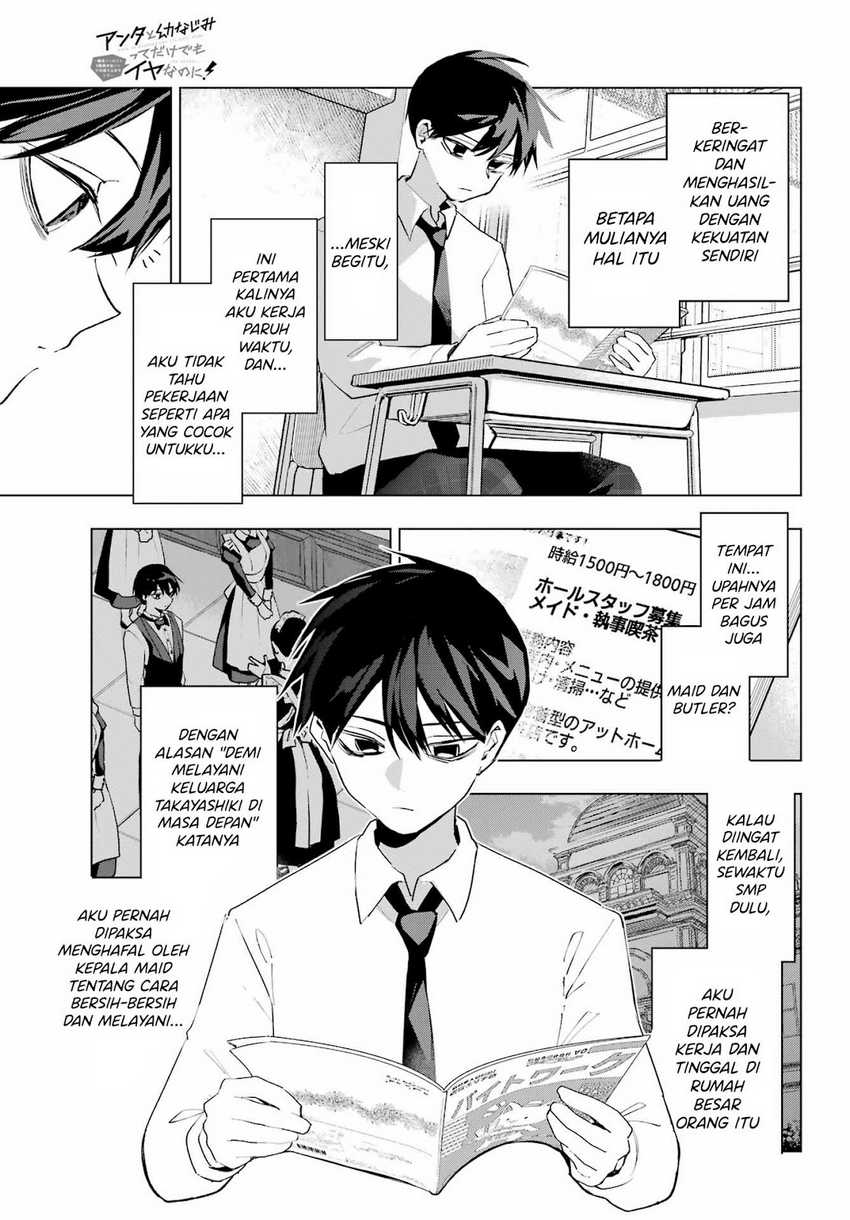 Anta to Osananajimitte dake demo Iyananoni! ~Zekkou kara Hajimaru S-kyuu Bishoujo to no Gakuen Nariagari Seikatsu~ Chapter 5 Gambar 21