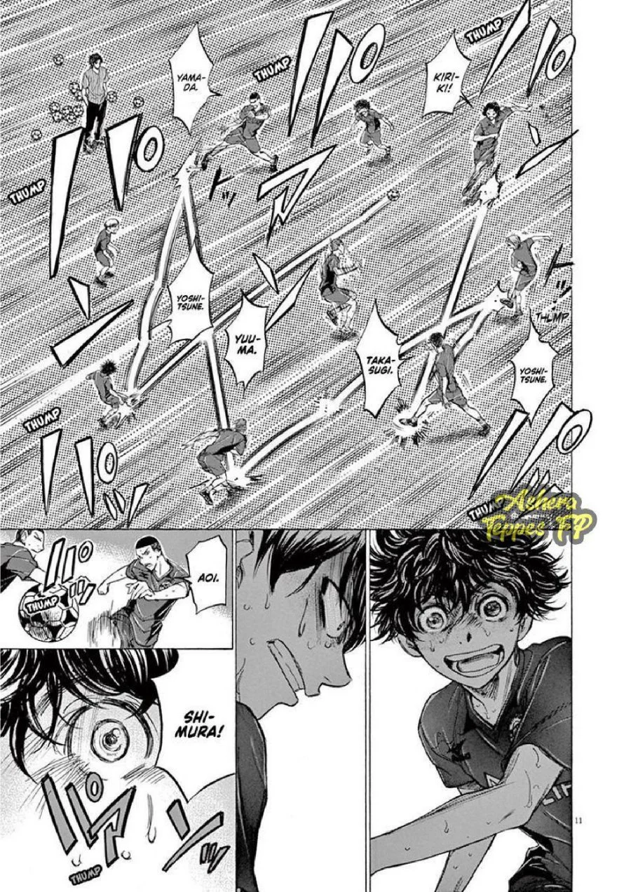 Ao Ashi Chapter 121 Gambar 13