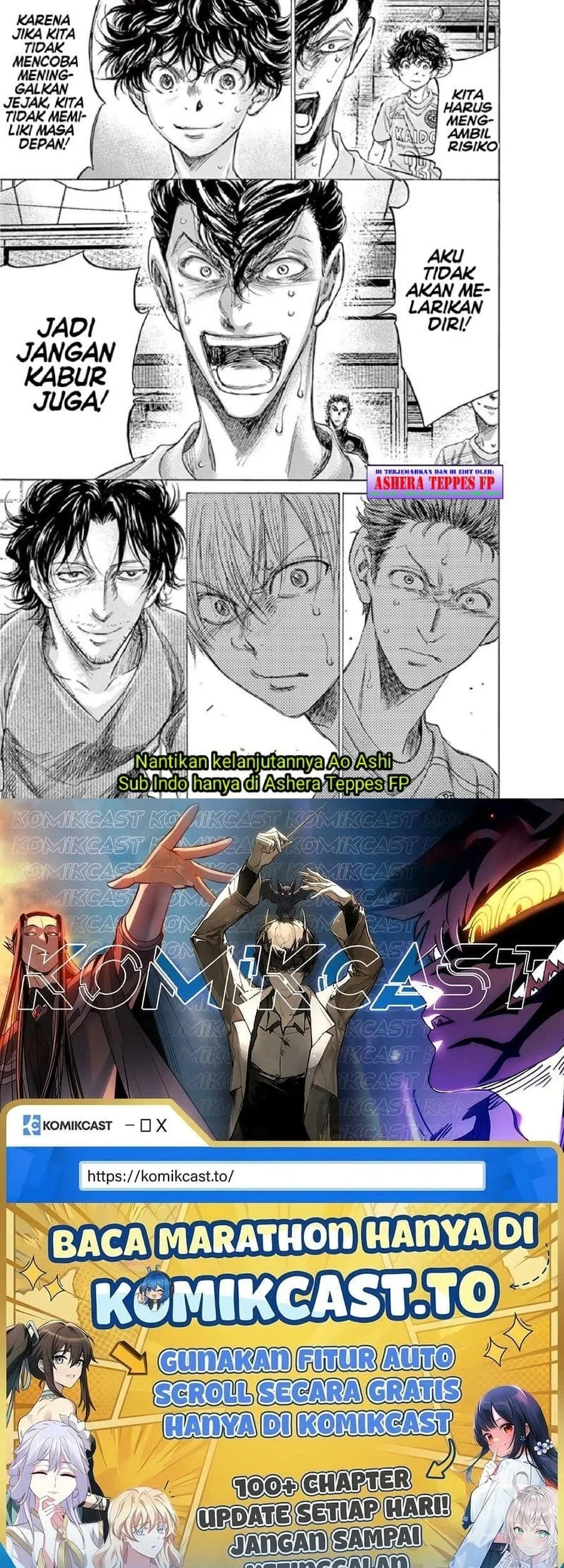 Ao Ashi Chapter 154 Gambar 20