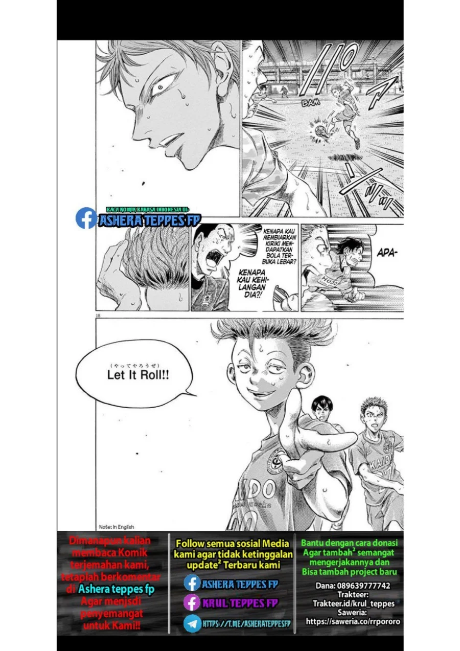 Ao Ashi Chapter 166 Gambar 19
