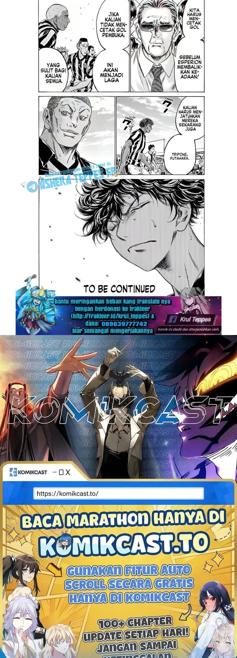 Ao Ashi Chapter 181 Gambar 19