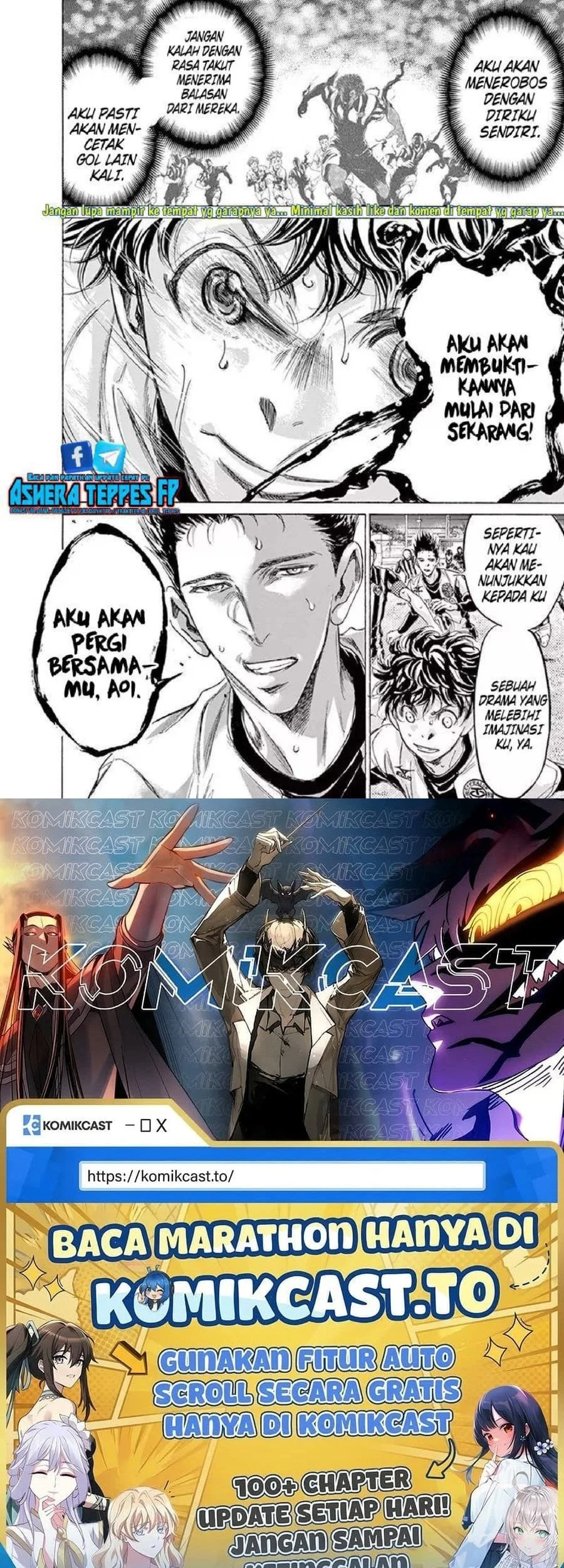 Ao Ashi Chapter 191 Gambar 19
