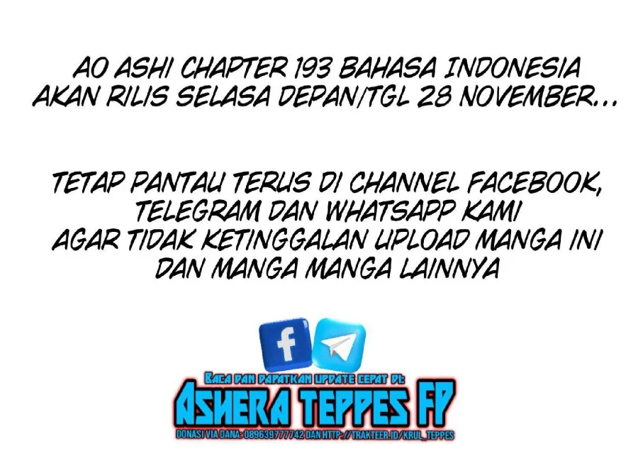 Ao Ashi Chapter 192 Gambar 20