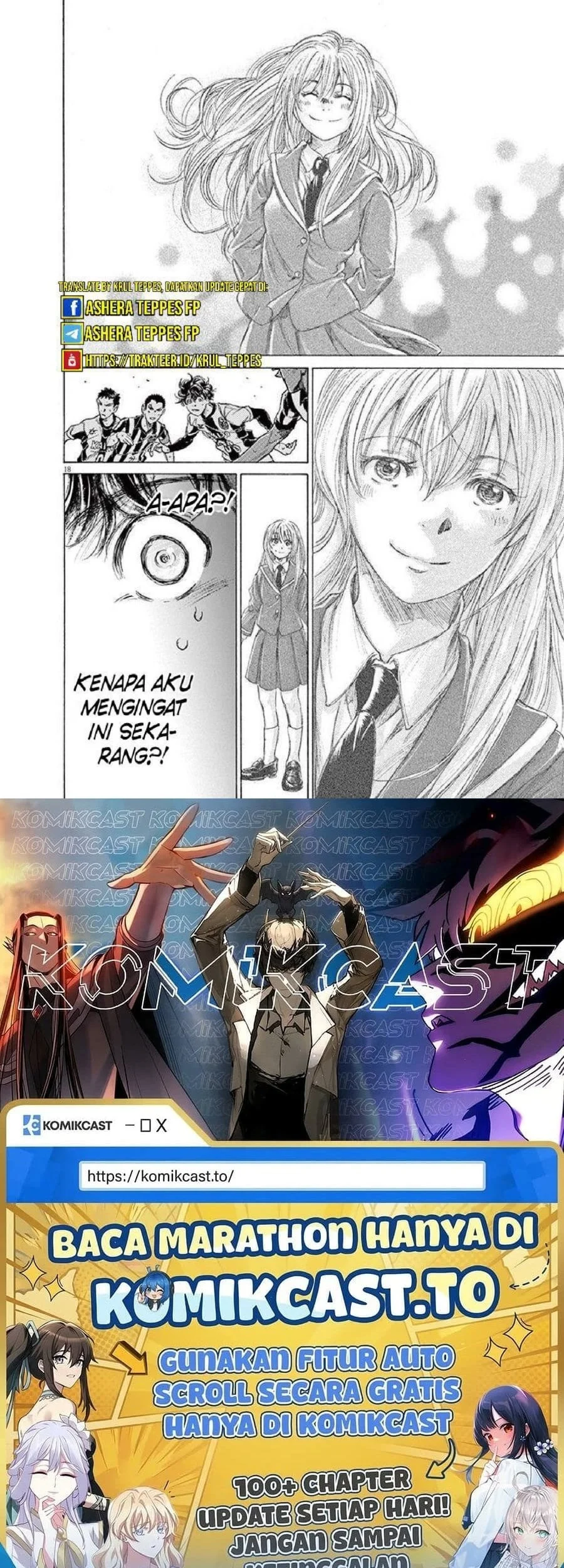 Ao Ashi Chapter 197 Gambar 19