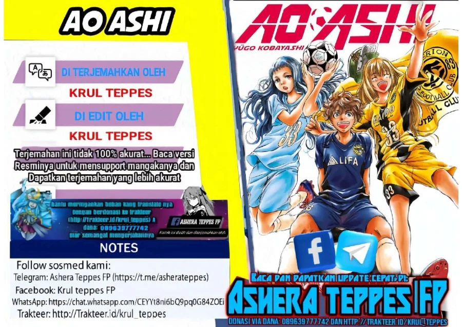 Komik Ao Ashi Chapter 242 gambar 1