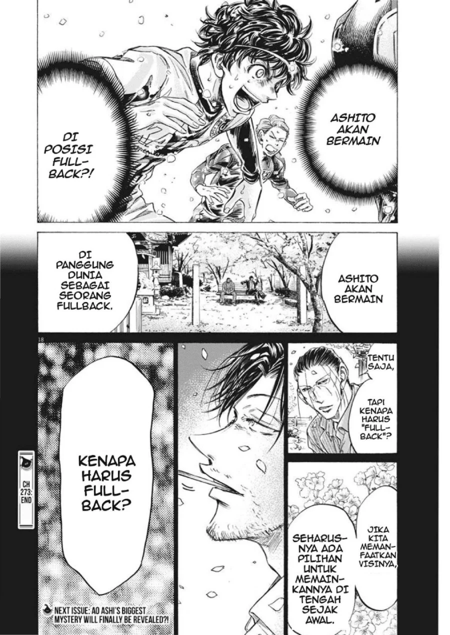 Ao Ashi Chapter 273 Gambar 19