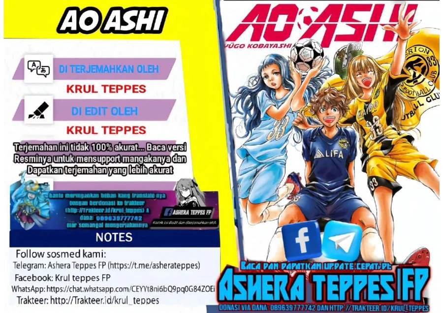 Komik Ao Ashi Chapter 280 gambar 1