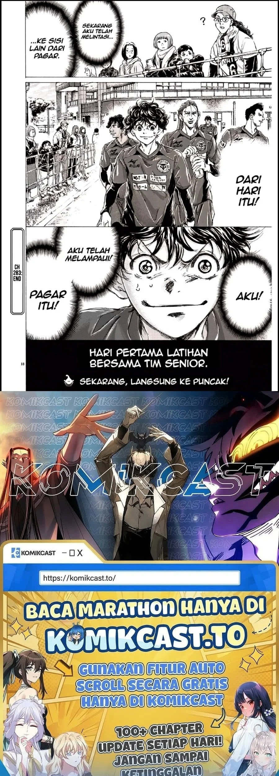 Ao Ashi Chapter 283 Gambar 18