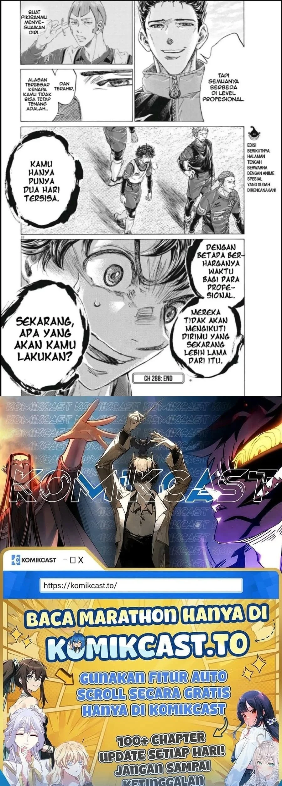 Ao Ashi Chapter 288 Gambar 19
