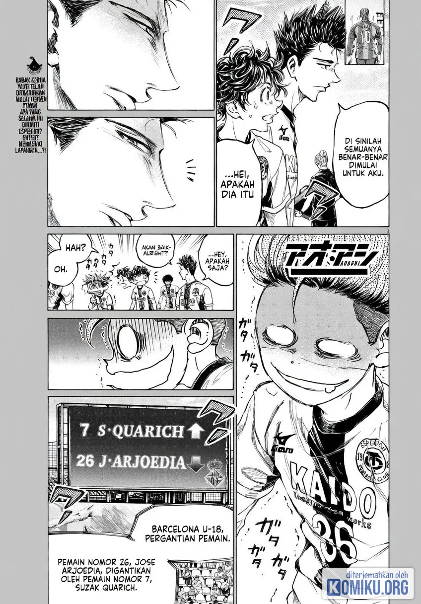 Manga Ao Ashi Chapter 373 gambar 2