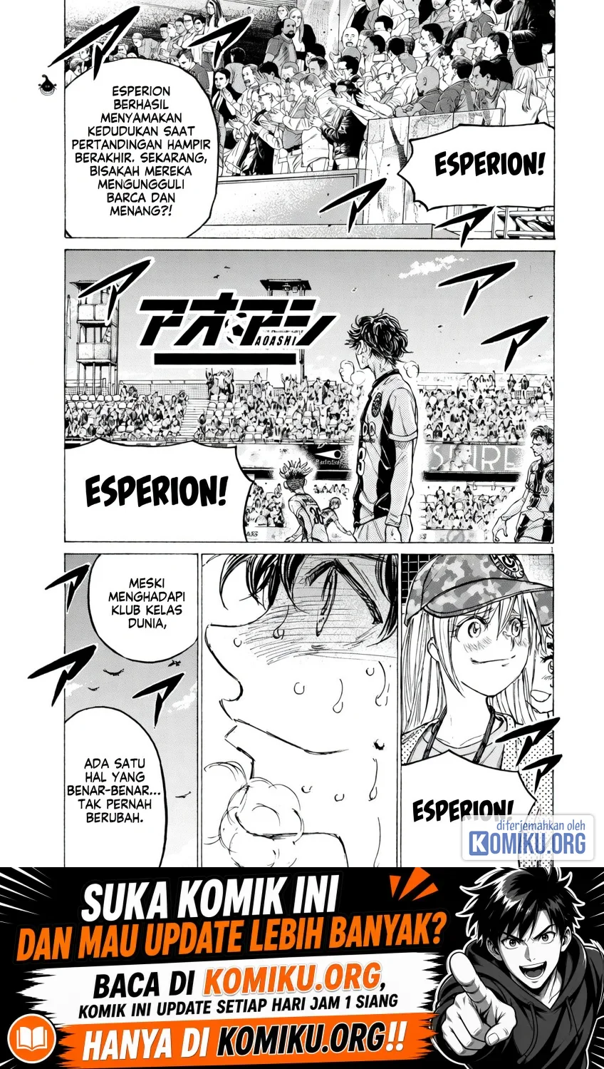 Manga Ao Ashi Chapter 399 gambar 2