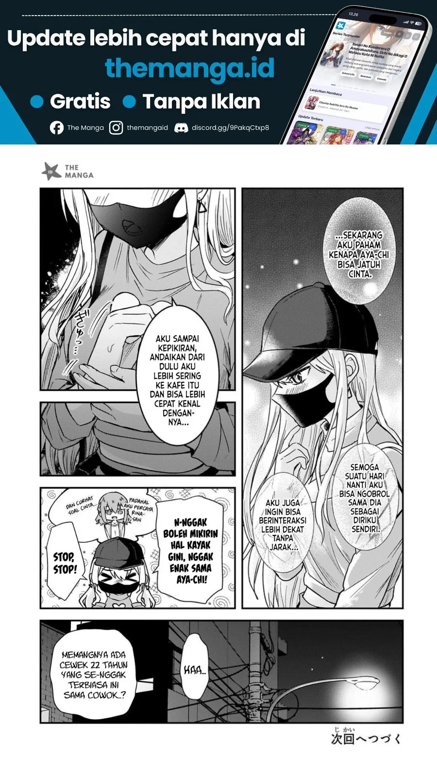 Aorikei Game Haishinsha (20-sai), Haishin no Kiri Wasure ni Yori Ii Hito Bare Suru. Chapter 13 Gambar 33
