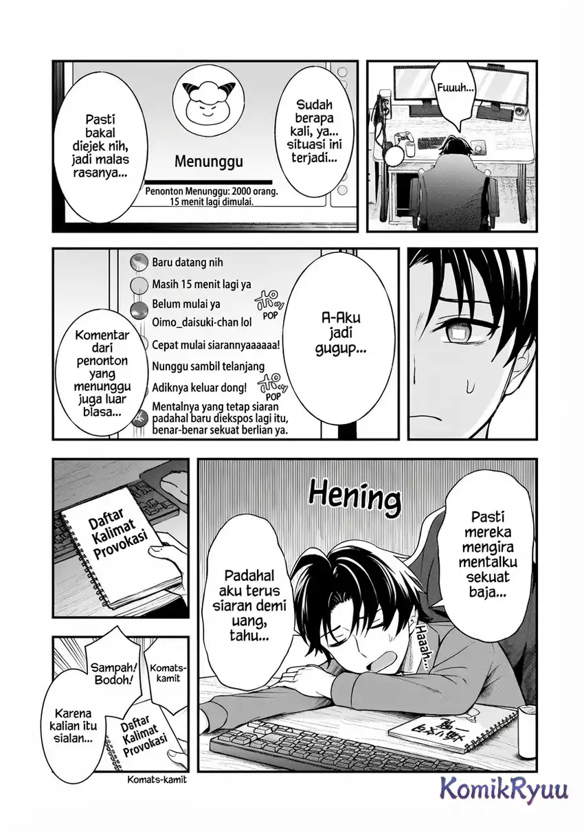 Aorikei Game Haishinsha (20-sai), Haishin no Kiri Wasure ni Yori Ii Hito Bare Suru. Chapter 6 Gambar 15