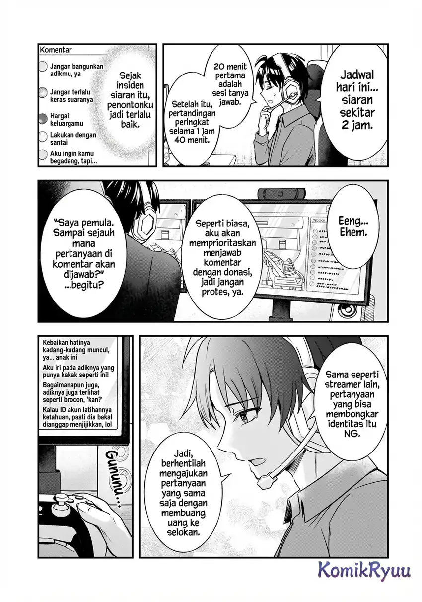 Aorikei Game Haishinsha (20-sai), Haishin no Kiri Wasure ni Yori Ii Hito Bare Suru. Chapter 6 Gambar 17