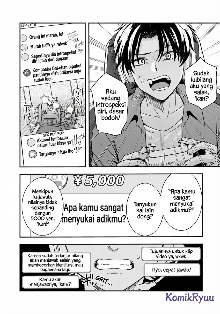 Aorikei Game Haishinsha (20-sai), Haishin no Kiri Wasure ni Yori Ii Hito Bare Suru. Chapter 6 Gambar 19