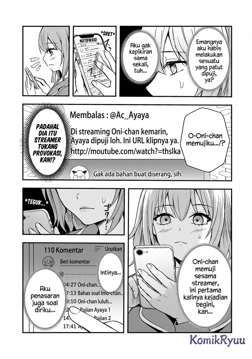 Aorikei Game Haishinsha (20-sai), Haishin no Kiri Wasure ni Yori Ii Hito Bare Suru. Chapter 6 Gambar 27