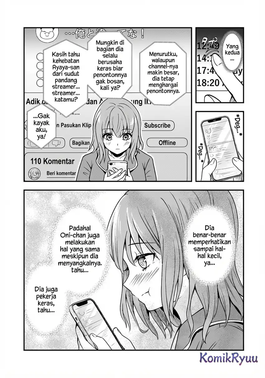 Aorikei Game Haishinsha (20-sai), Haishin no Kiri Wasure ni Yori Ii Hito Bare Suru. Chapter 6 Gambar 29