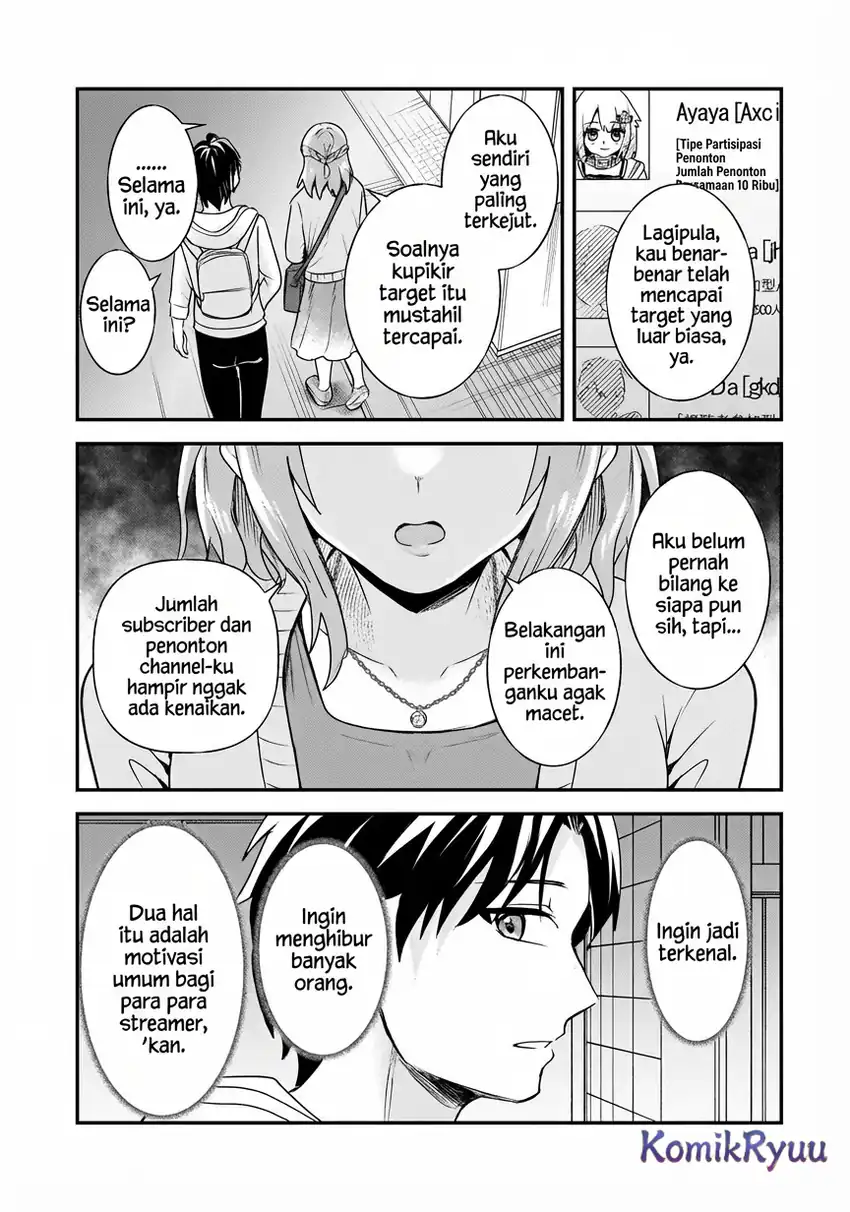 Aorikei Game Haishinsha (20-sai), Haishin no Kiri Wasure ni Yori Ii Hito Bare Suru. Chapter 7 Gambar 21