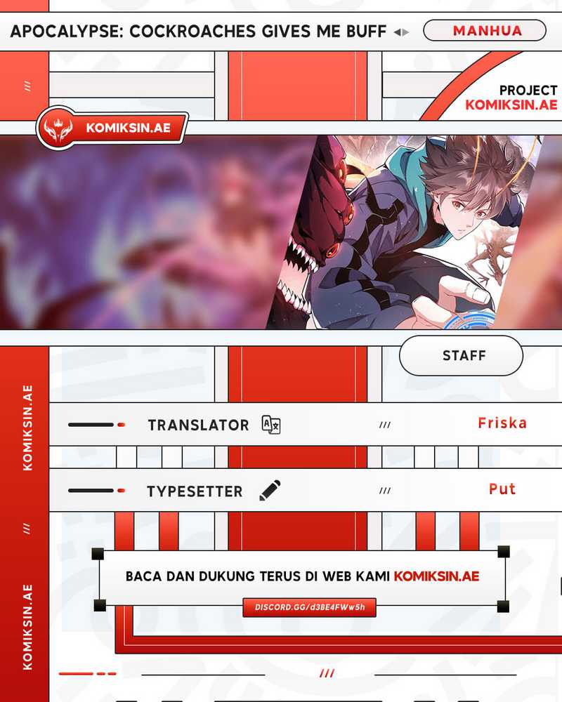 Baca Komik Apocalypse: Cockroaches Gives Me Buff Chapter 25 Gambar 1