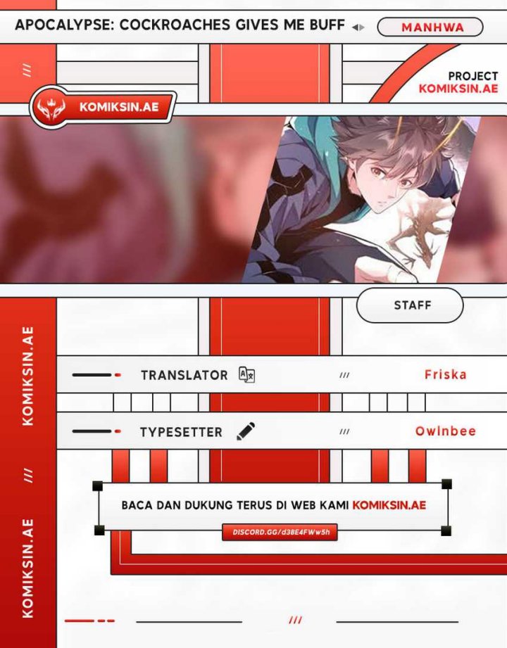 Baca Komik Apocalypse: Cockroaches Gives Me Buff Chapter 33 Gambar 1