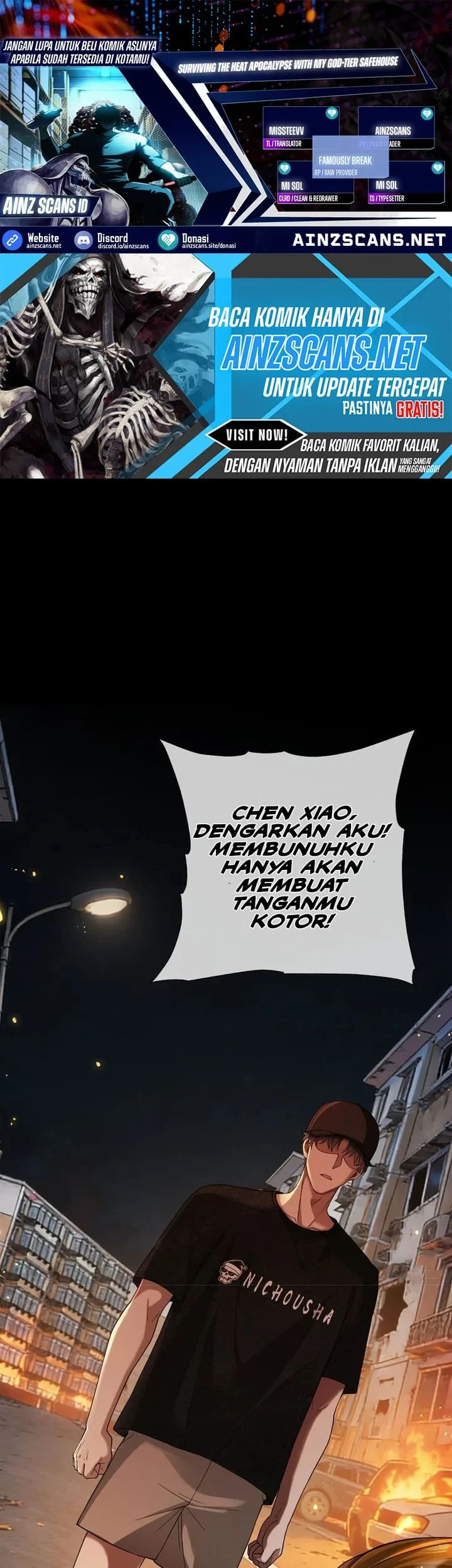 Komik Apocalypse Heatwave: I Became a God Through My Safehouse Chapter 14 gambar 1