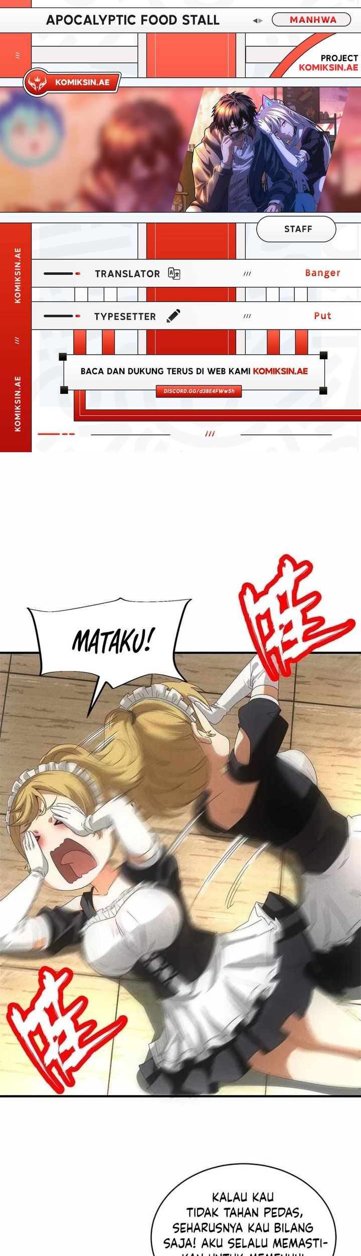 Baca Komik Apocalyptic Food stall Chapter 7 Gambar 1