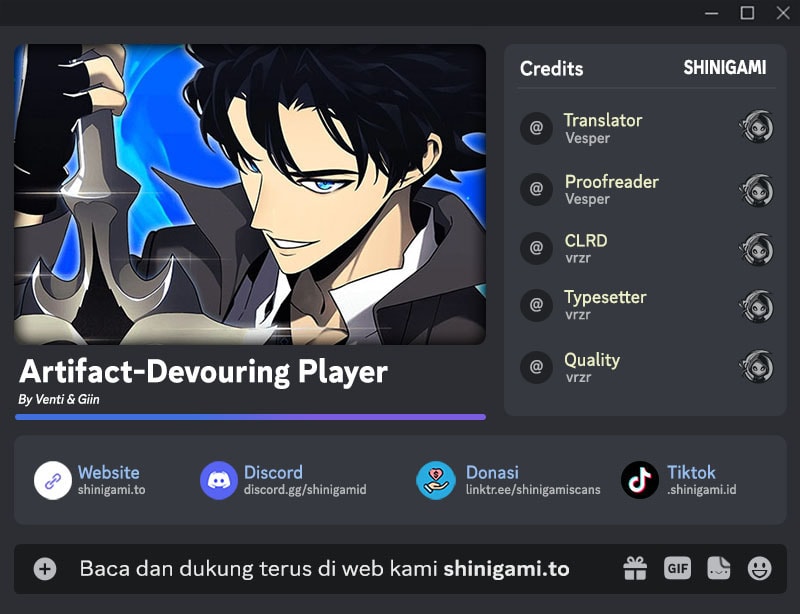 Baca Komik Artifact-Devouring Player Chapter 20 Gambar 1
