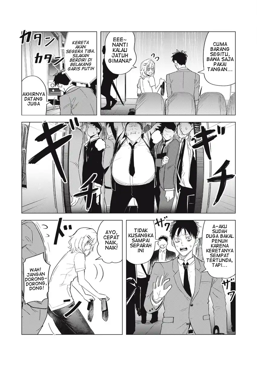 Asa no Tsuukin Densha de, Yatara to Hanashikakete Kuru Joshikousei. Chapter 3 Gambar 12