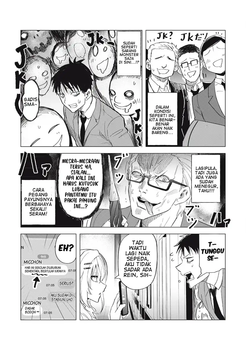 Asa no Tsuukin Densha de, Yatara to Hanashikakete Kuru Joshikousei. Chapter 3 Gambar 14