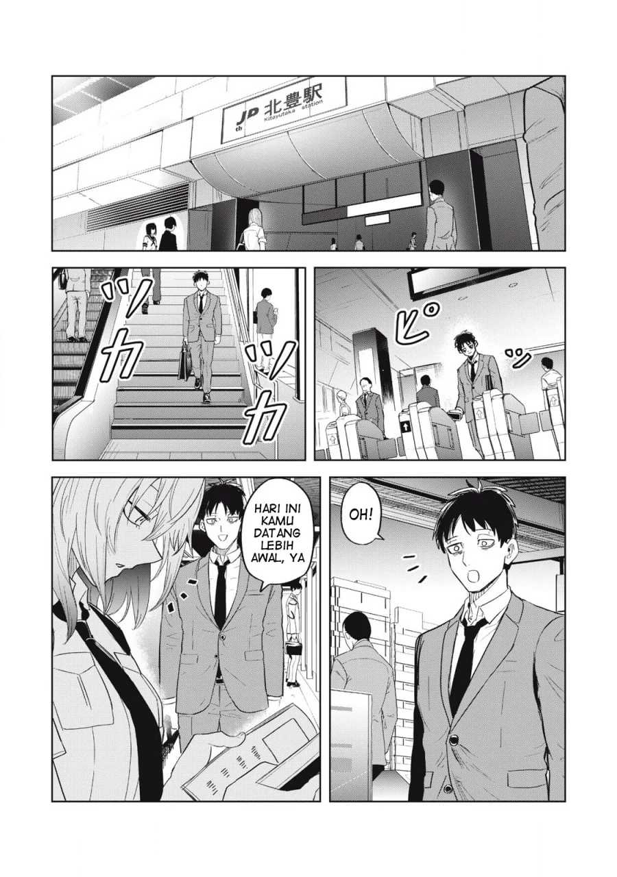 Manga Asa no Tsuukin Densha de, Yatara to Hanashikakete Kuru Joshikousei. Chapter 4 gambar 2
