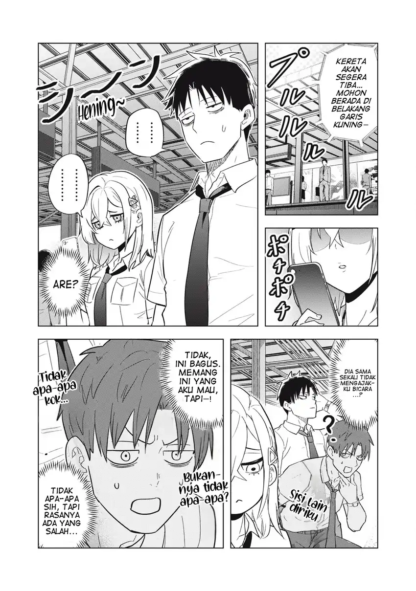 Asa no Tsuukin Densha de, Yatara to Hanashikakete Kuru Joshikousei. Chapter 6 Gambar 5