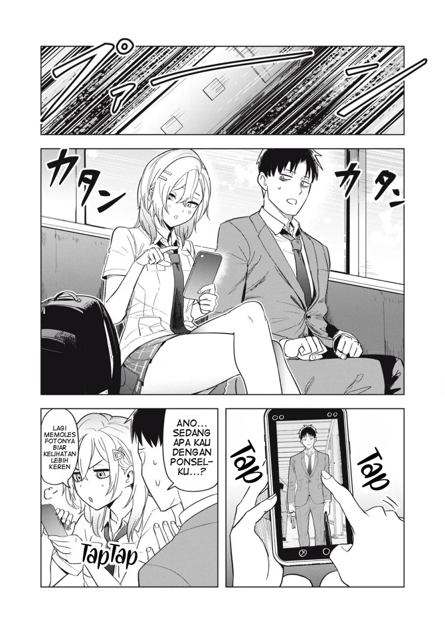 Asa no Tsuukin Densha de, Yatara to Hanashikakete Kuru Joshikousei. Chapter 7 Gambar 9
