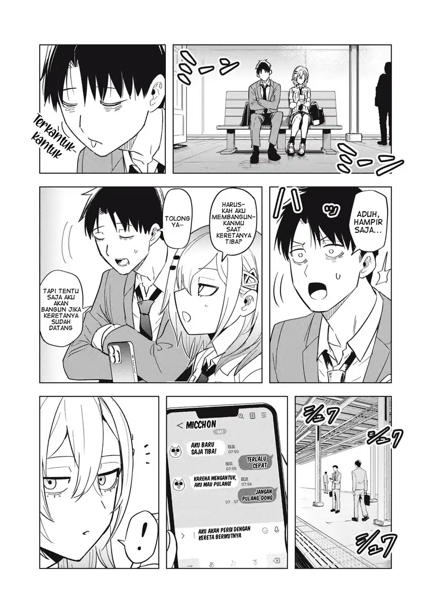 Asa no Tsuukin Densha de, Yatara to Hanashikakete Kuru Joshikousei. Chapter 8 Gambar 11