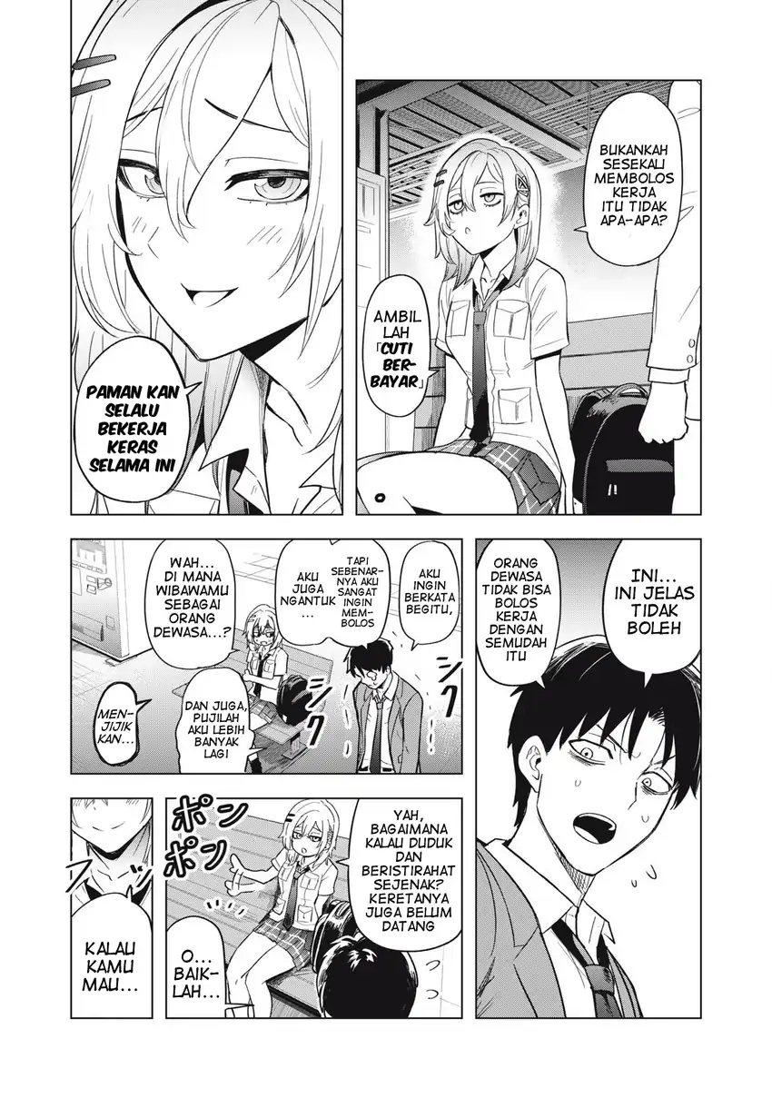 Asa no Tsuukin Densha de, Yatara to Hanashikakete Kuru Joshikousei. Chapter 8 Gambar 9