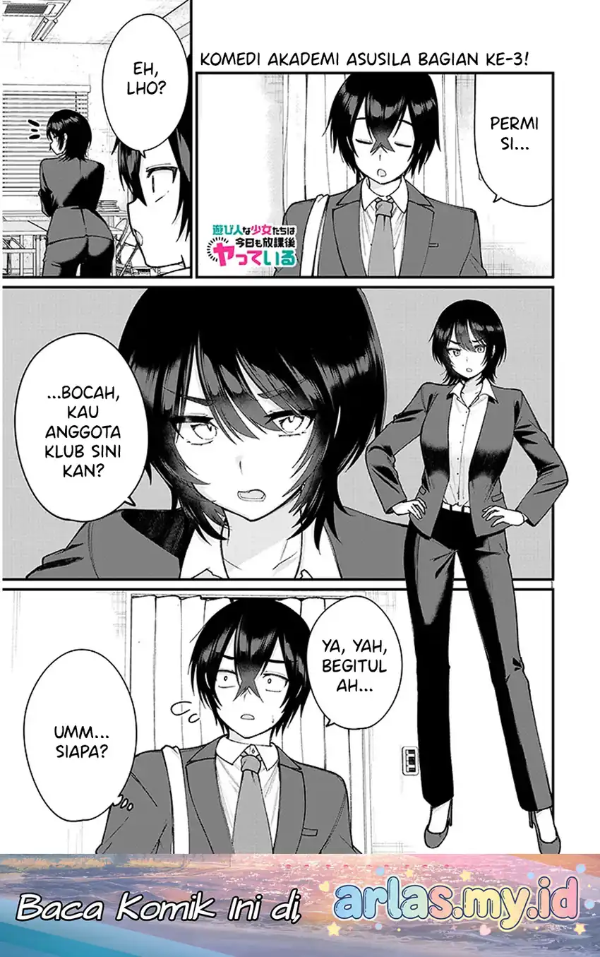 Manga Asobinin na Shoujo-tachi wa Kyou mo Houkago Yatteiru Chapter 3 gambar 2