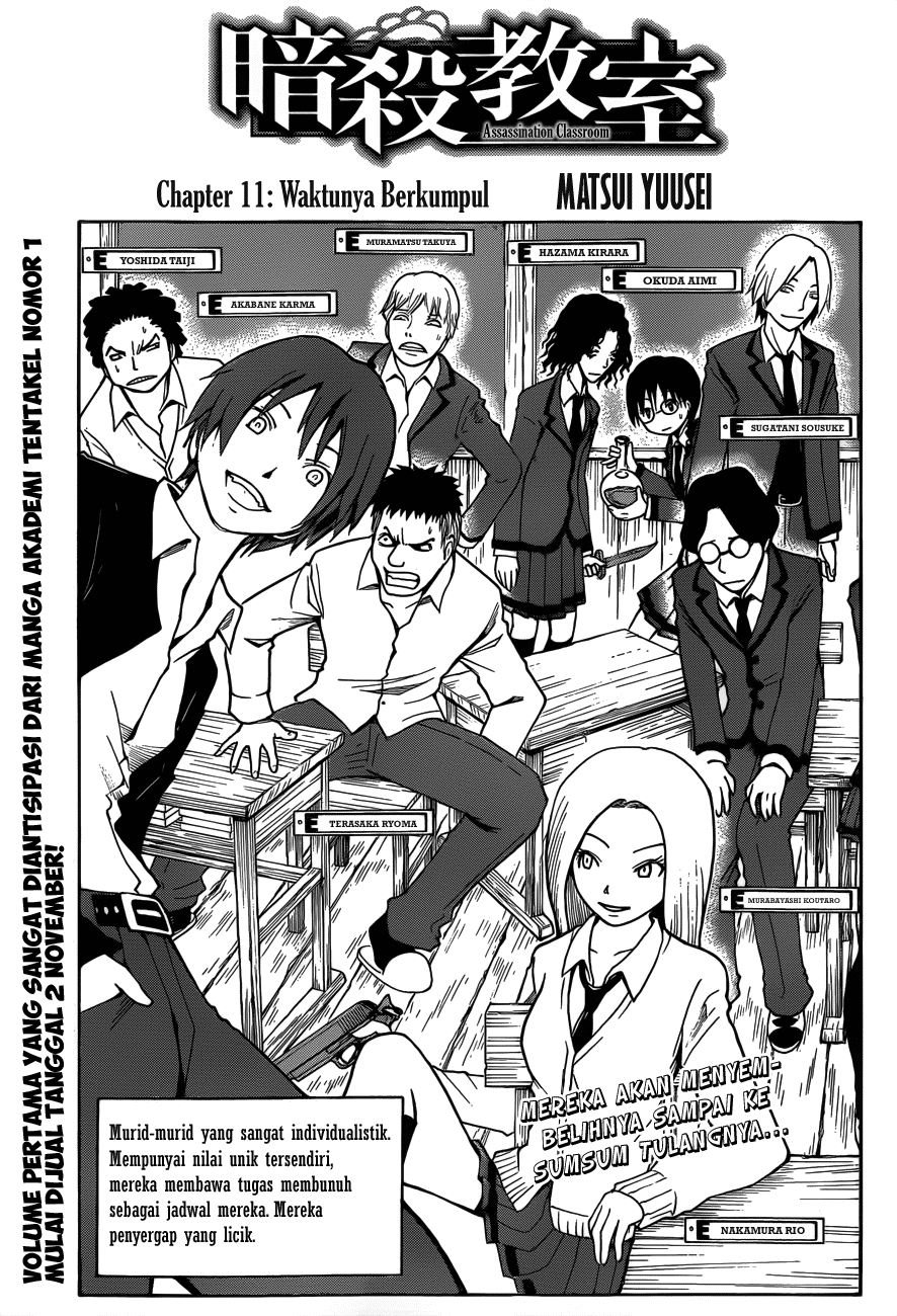 Baca Manga Assassination Classroom Chapter 11 Gambar 2