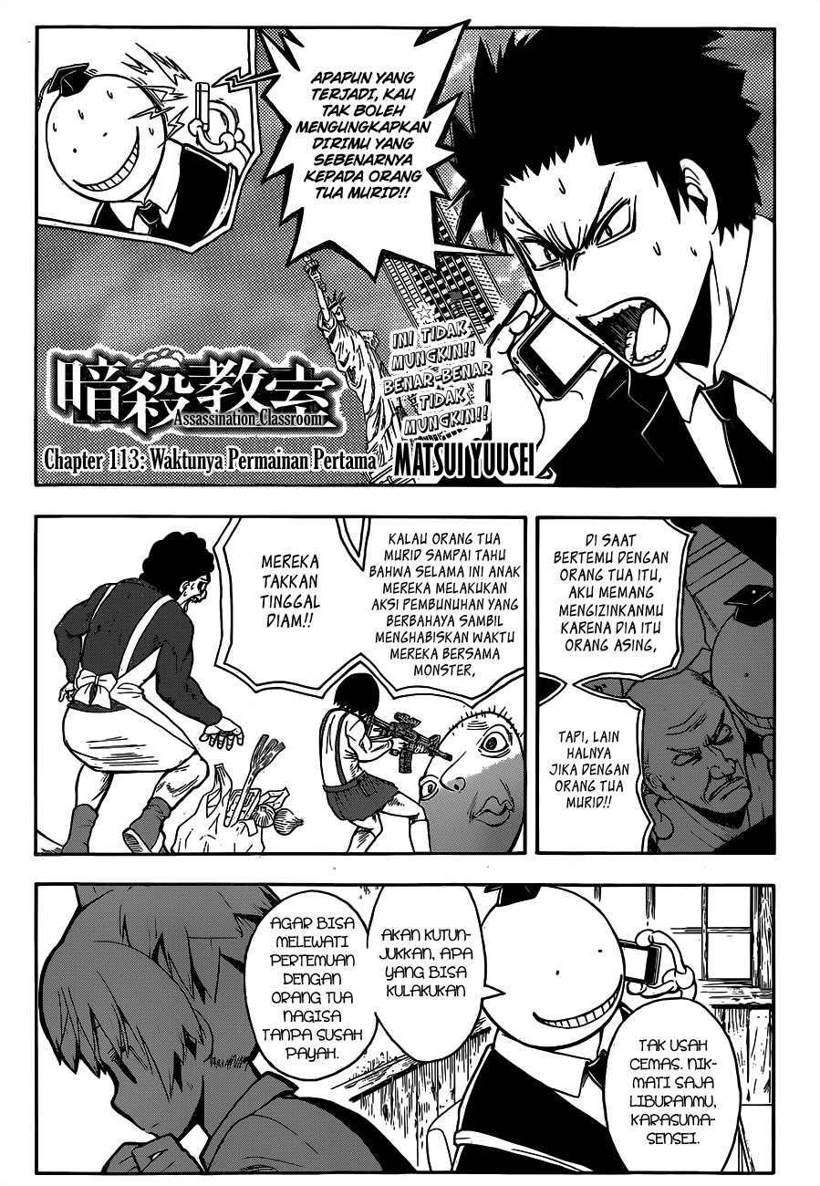 Baca Manga Assassination Classroom Chapter 113 Gambar 2