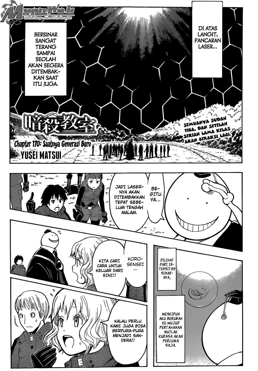 Baca Manga Assassination Classroom Chapter 170 Gambar 2