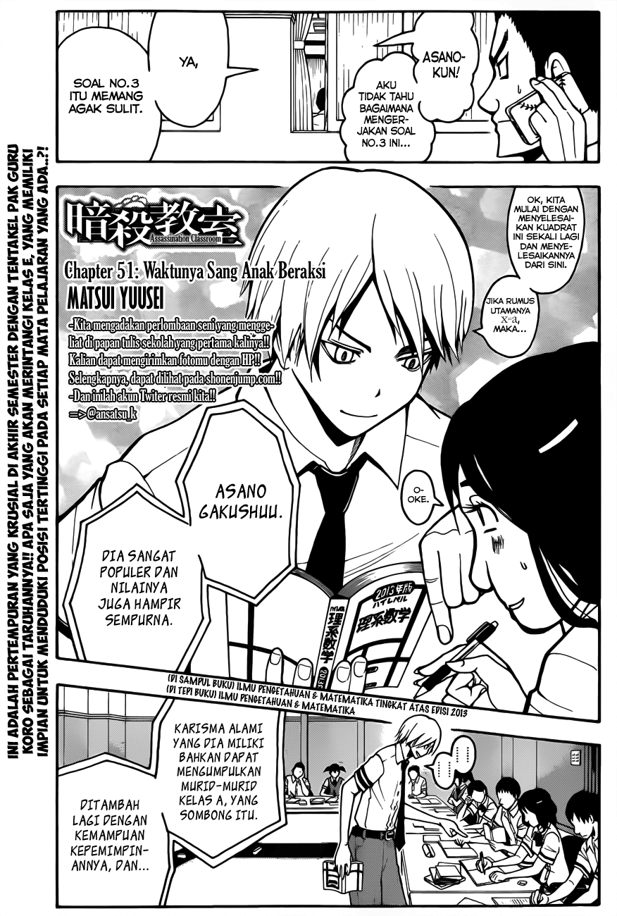 Baca Manga Assassination Classroom Chapter 51 Gambar 2