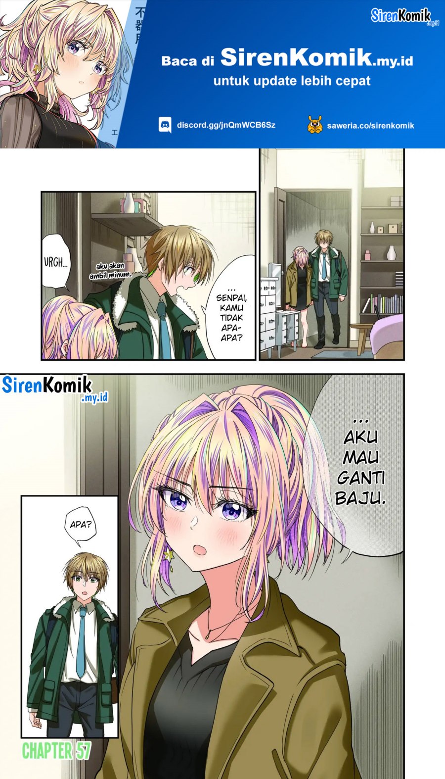 Baca Manga Awkward Senpai Serialization Chapter 57 Gambar 2