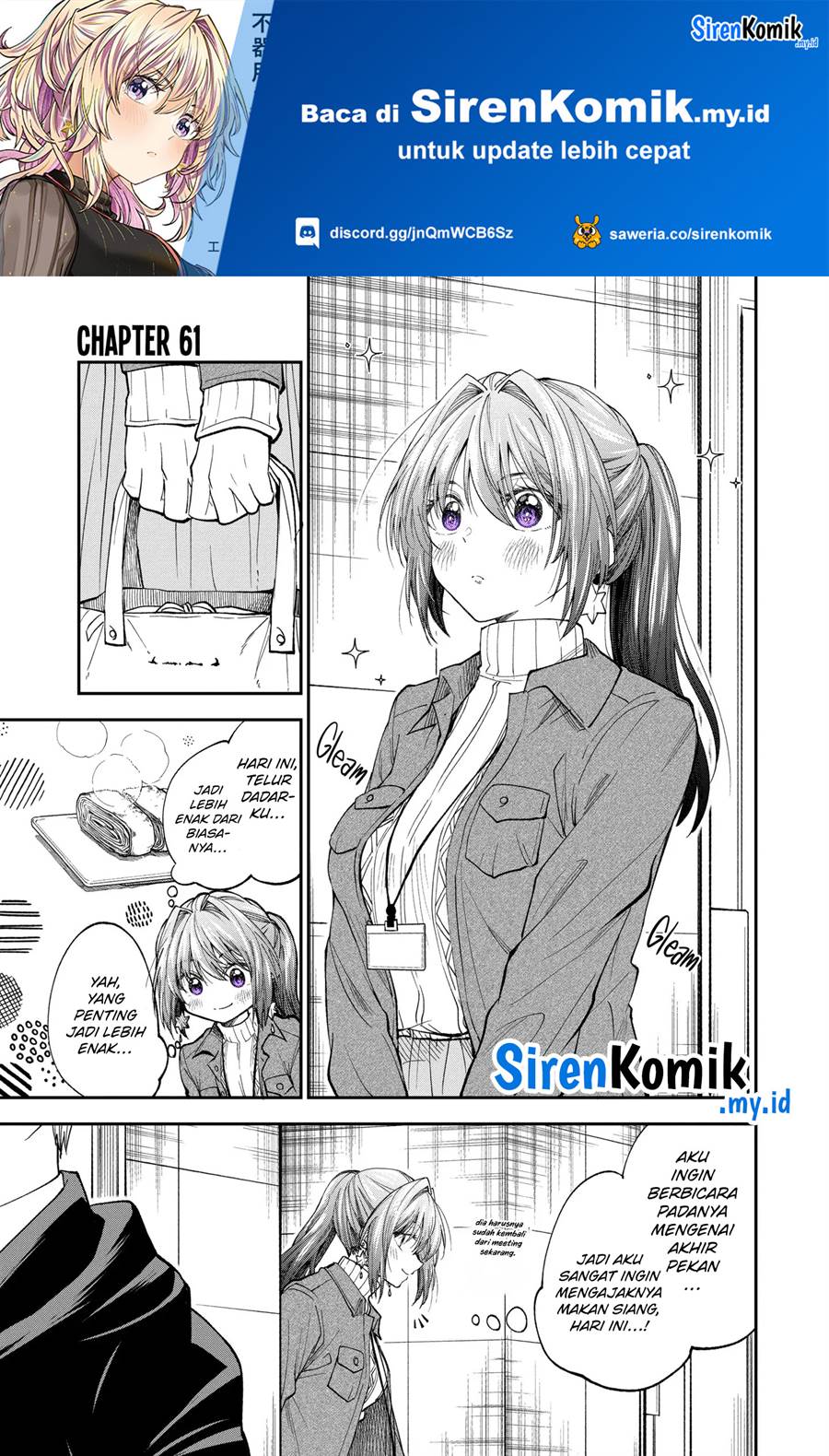 Baca Manga Awkward Senpai Serialization Chapter 61 Gambar 2