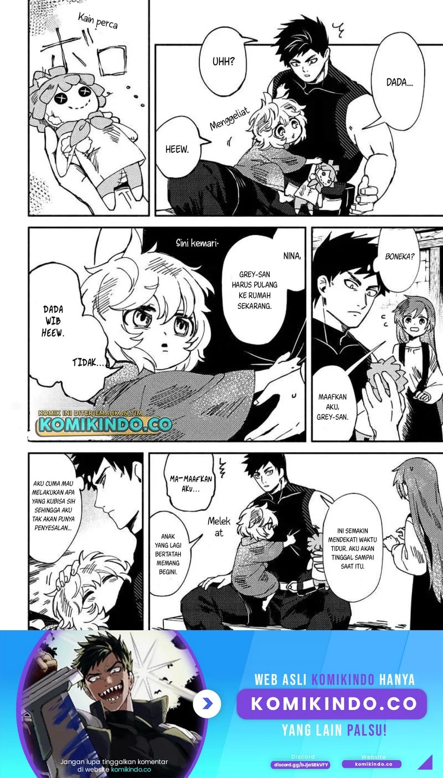 B-Rank Adventurer With an Evil Look Becomes a Daddy to the Protagonist and His Childhood Friends (Akuninzura shita B-kyuu Boukensha) Chapter 3 Gambar 12