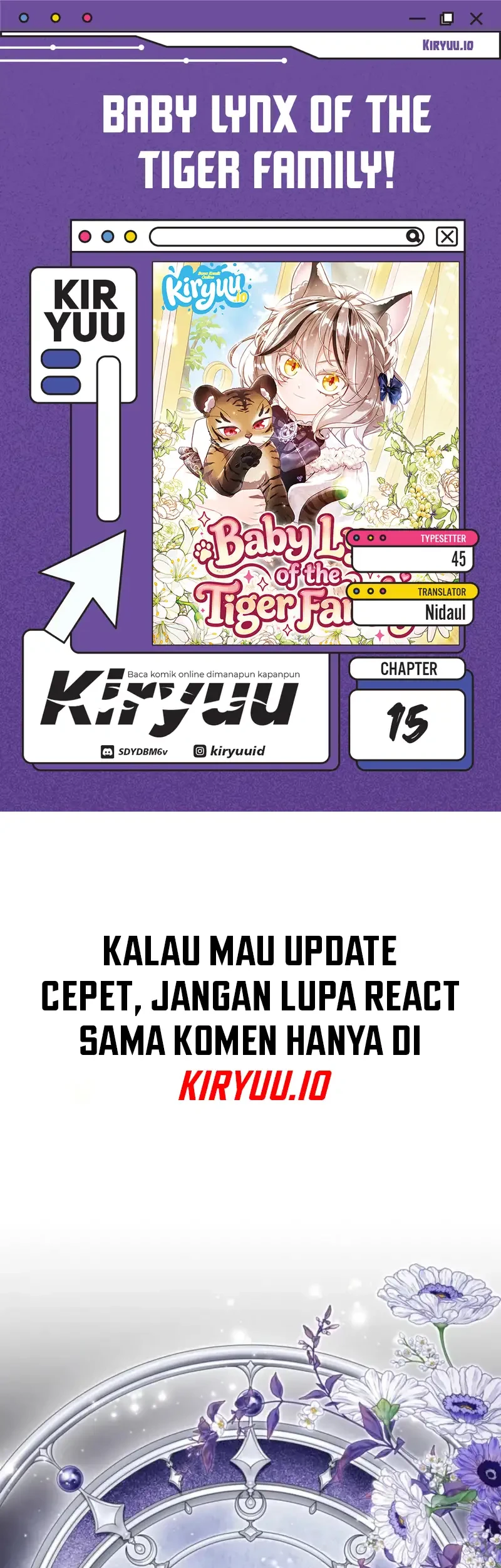 Komik Baby Lynx of the Tiger Family Chapter 15 gambar 1