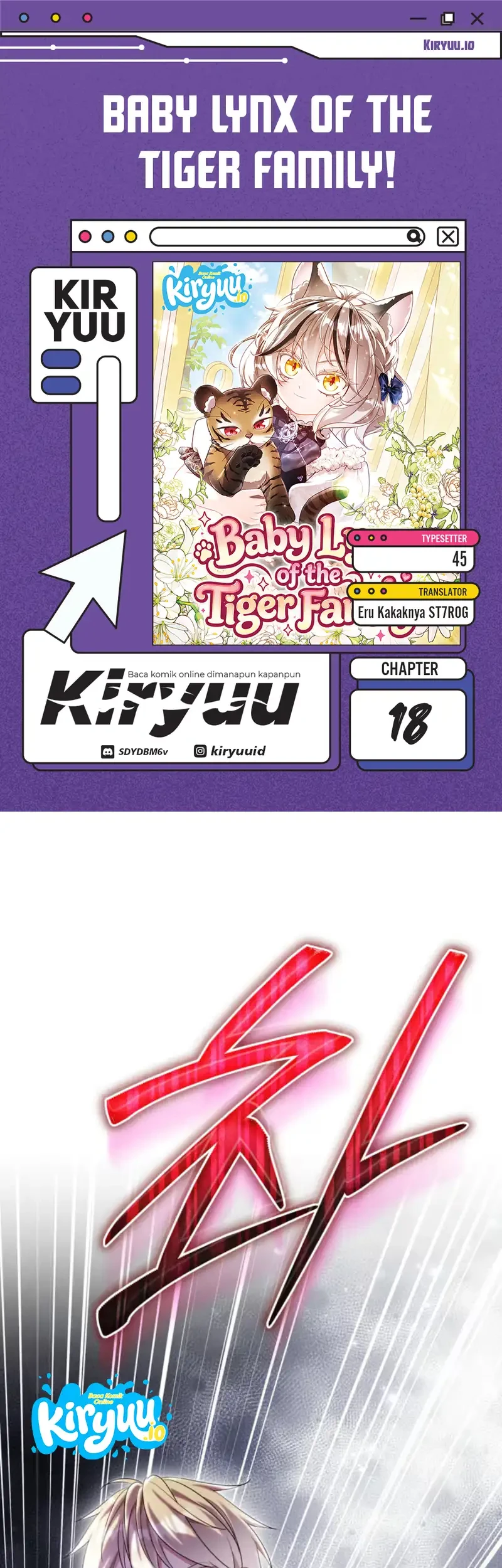 Komik Baby Lynx of the Tiger Family Chapter 18 gambar 1