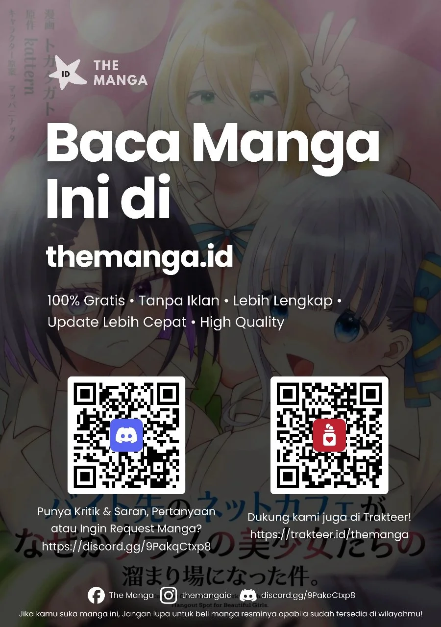 Baito-saki no Net Café ga, Nazeka Class no Bishoujo-tachi no Tamariba ni Natta Ken Chapter 4 Gambar 16