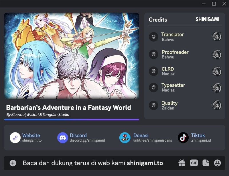 Baca Komik Barbarian’s Adventure In A Fantasy World Chapter 9 Gambar 1