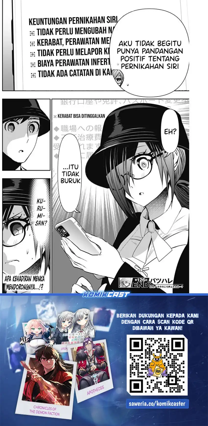 Batsu Harem Chapter 126 Gambar 12