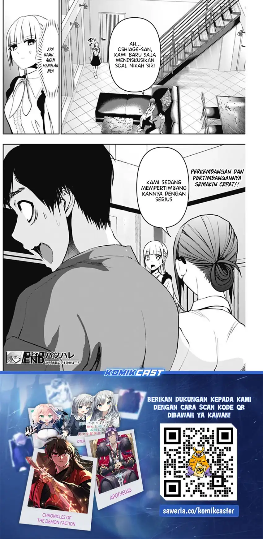 Batsu Harem Chapter 127 Gambar 13